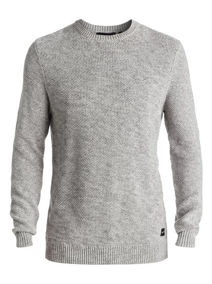 quiksilver, Вафельный свитер Run Around, GLACIER GRAY (sey0) Run Around - Waffle Jumper EQYSW03175