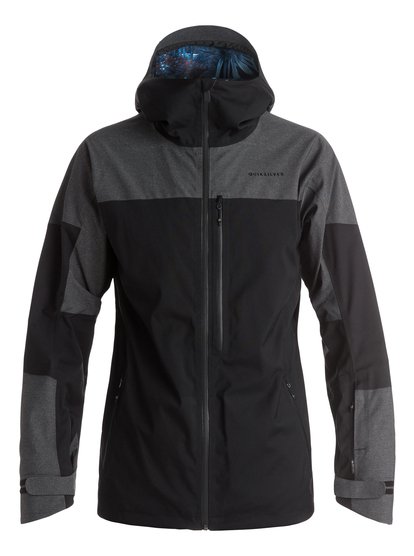 quiksilver, Сноубордическая куртка Stencil, BLACK (kvj0) Stencil - Snow Jacket EQYTJ03056
