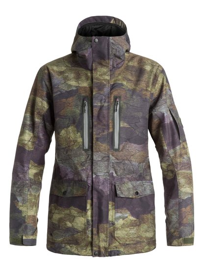 quiksilver, Сноубордическая куртка Dark And Stormy, WOODLAND (csn7) Dark And Stormy - Snow Jacket EQYTJ03059
