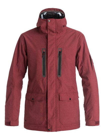 quiksilver, Сноубордическая куртка Dark And Stormy, POMEGRANATE (rzg0) Dark And Stormy - Snow Jacket EQYTJ03059