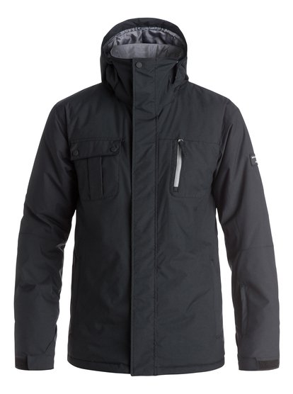 quiksilver, Сноубордическая куртка Mission Solid, BLACK (kvj0) Mission Solid - Snow Jacket EQYTJ03068