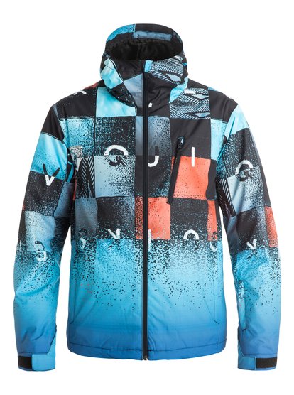 quiksilver, Сноубордическая куртка Mission Plus Mountain Exclusive, CHAKALAPAKI GRADIENT BLUE (byb3) Mission Plus Mountain Exclusive - Snow Jacket EQYTJ03087
