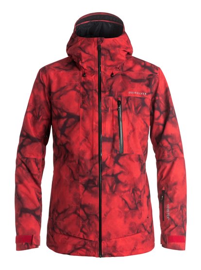 quiksilver, Сноубордическая куртка Impact Printed GORE-TEX®, HIGHDYE RED (rqr6) Impact Printed 2L GORE-TEX® - Snow Jacket EQYTJ03090