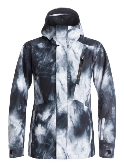 quiksilver, Сноубордическая куртка Forever Printed GORE-TEX®, TEMPETA CAVIAR (kvj6) Forever Printed GORE-TEX® 2L - Snow Jacket EQYTJ03091