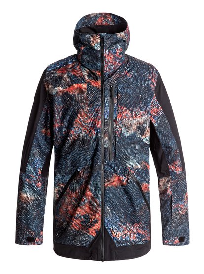 quiksilver, Сноубордическая куртка TR Stretch, MARINE IGUANA REAL (nms9) TR Stretch - Snow Jacket EQYTJ03114