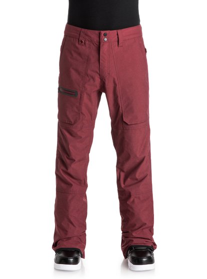 quiksilver, Сноубордические штаны Dark And Stormy, POMEGRANATE (rzg0) Dark And Stormy - Snow Pants EQYTP03034