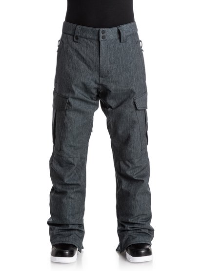 quiksilver, Сноубордические штаны Porter Denim, BLACK (kvj0) Porter Denim - Snow Pants EQYTP03041