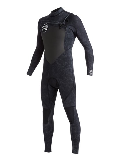 quiksilver, Длинный гидрокостюм (фулсьют) с нагрудной молнией High Dye 3/2mm, BLACK (kvj0) High Dye 3/2mm - Chest Zip Full Wetsuit EQYW103031