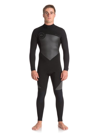 quiksilver, Гидрокостюм с молнией на спине 3/2mm Syncro Series, BLACK/ BLACK/ JET BLACK (xkkk) 3/2mm Syncro Series Back Zip GBS - Full Wetsuit EQYW103037