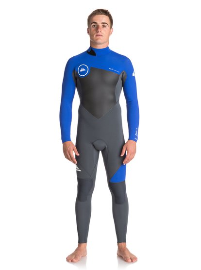 quiksilver, Гидрокостюм с молнией на спине 3/2mm Syncro Series, GUN METAL/ HV ROYAL/ WHITE (xkpw) 3/2mm Syncro Series Back Zip GBS - Full Wetsuit EQYW103037