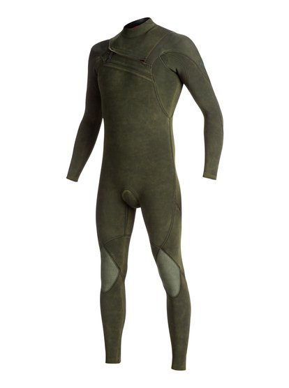 quiksilver, Гидрокостюм с молнией на груди 4/3mm Quiksilver Originals Monochrome, DARK IVY (ctq0) 4/3mm Quiksilver Originals Monochrome Chest Zip - Full Wetsuit EQYW103052