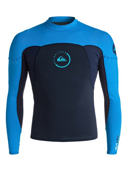 quiksilver, Топ с длинным рукавом Syncro 1mm, NAVY BLAZER (byj0) Syncro 1mm - Long Sleeve Neo Top EQYW803005