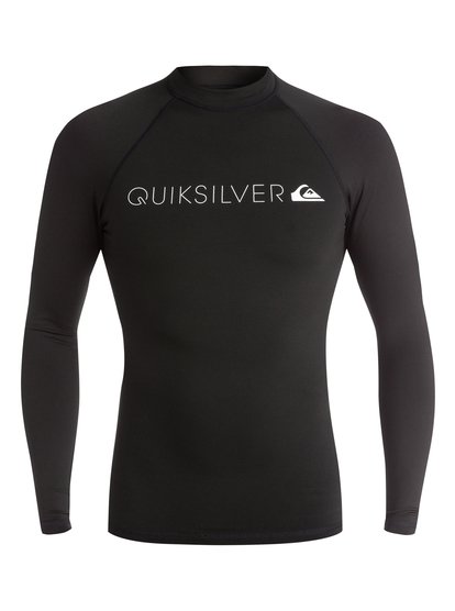 quiksilver, Мужская гидромайка с длинным рукавом Heater, BLACK (kvd0) Heater - Long Sleeve Rash Vest EQYWR03031