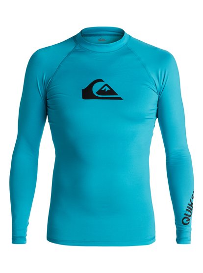 quiksilver, Мужская гидромайка с длинным рукавом All Time, BLUE DANUBE (bms0) All Time - Long Sleeve Rash Vest EQYWR03034