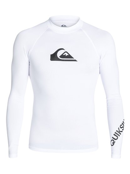 quiksilver, Гидрофутболка с длинным рукавом All Time UPF 50, WHITE (wbb0) All Time - Long Sleeve UPF 50 Rash Vest EQYWR03034