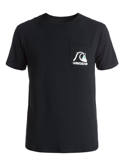 quiksilver, Гидромайка Bubble, BLACK (kvd0) Bubble - T-Shirt Rash Vest EQYWR03046
