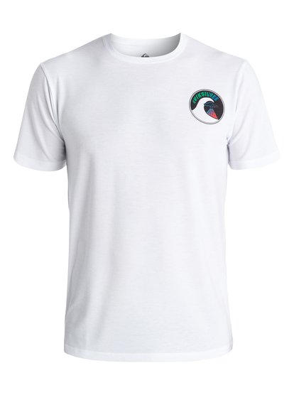 quiksilver, Гидромайка Parad Amphibian Surf, WHITE (wbb0) Parad Amphibian Surf - Rash Guard T-shirt EQYWR03055