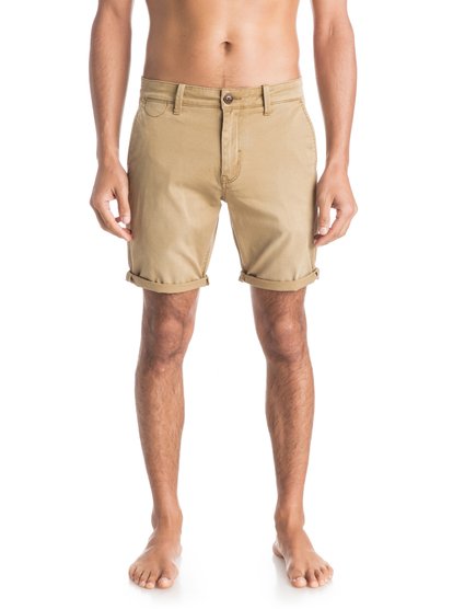 Мужские шорты Krandy Chino Slim Мужские шорты Krandy Chino SlimМужские шорты Krandy Chino Slim от Quiksilver.ХАРАКТЕРИСТИКИ: ткань «чино», узкий крой, длина бокового шва — 45,7 см (18), классические пять карманов.СОСТАВ: 98% хлопок, 2% эластан.<br>