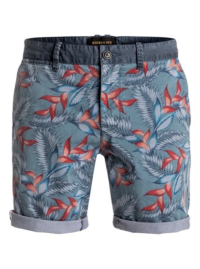 quiksilver, Шорты чинос Paradise Point, INDIAN TEAL (bqk0) Paradise Point - Chino Shorts EQYWS03327