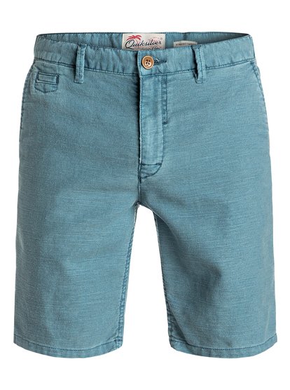 quiksilver, Шорты чинос Greenwood Cutty, INDIAN TEAL (bqk0) Greenwood Cutty - Chino Shorts EQYWS03358