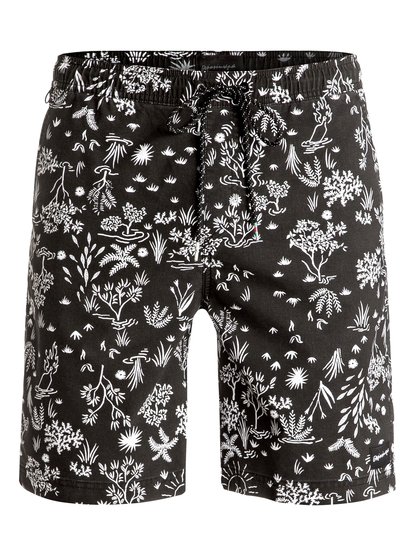 quiksilver, Шорты Waisted Garden Amphibian 19", BLACK (kvj6) Waisted Garden Amphibian 19" - Shorts EQYWS03363
