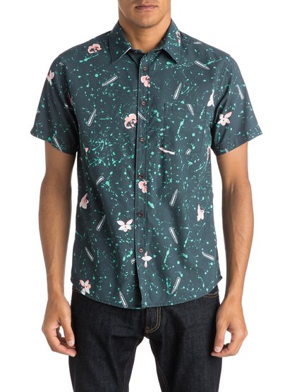 Рубашка с коротким рукавом Sweet And Sour Shirt Рубашка с коротким рукавом Sweet And Sour ShirtМужская рубашка с коротким рукавом Sweet, Sour Shirt от Quiksilver.ХАРАКТЕРИСТИКИ: короткие рукава, натуральный поплин, художественный принт, один нагрудный карман.СОСТАВ: 100% хлопок.<br>