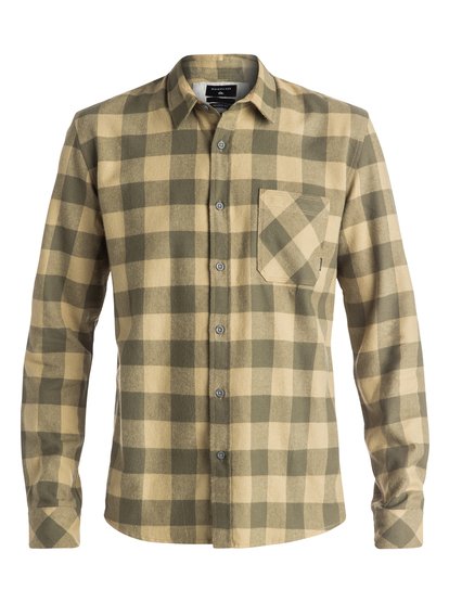 quiksilver, Рубашка Motherfly Flannel с длинным рукавом, MOTHERFLY DUSTY OLIVE (gpb1) Motherfly Flannel - Long Sleeve Shirt EQYWT03368