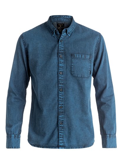 quiksilver, Рубашка с длинным рукавом Eden Found, VALLARTA BLUE (byh0) Eden Found - Long Sleeve Shirt EQYWT03438