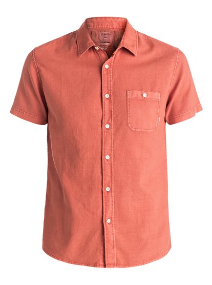 quiksilver, Рубашка с коротким рукавом Time Box, BURNT SIENNA (nmh0) Time Box - Short Sleeve Shirt EQYWT03444