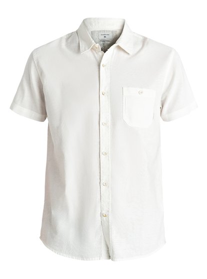 quiksilver, Рубашка с коротким рукавом Time Box, SNOW WHITE (wbk0) Time Box - Short Sleeve Shirt EQYWT03444