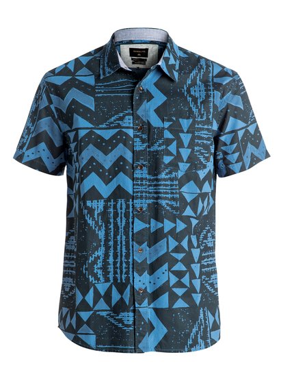 quiksilver, Рубашка с коротким рукавом East Cape Crowns, VALLARTA BLUE (byh6) East Cape Crowns - Short Sleeve Shirt EQYWT03448