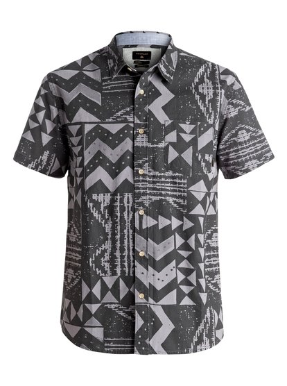 quiksilver, Рубашка с коротким рукавом East Cape Crowns, QUIET SHADE (kze6) East Cape Crowns - Short Sleeve Shirt EQYWT03448