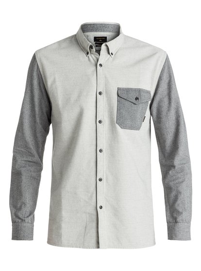 quiksilver, Рубашка с длинным рукавом Cubic Few, BIRCH HEATHER (wdwh) Cubic Few - Long Sleeve Shirt EQYWT03485