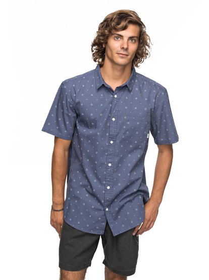 quiksilver, Рубашка с коротким рукавом Kamanoa, VINTAGE INDIGO KAMANOA (byl6) KAMANOA SS EQYWT03636