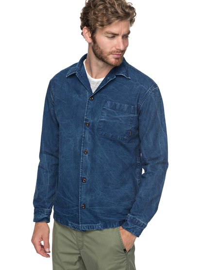 quiksilver, Рубашка с длинным рукавом Waikea, VINTAGE INDIGO (byl0) WAIKEA EQYWT03648