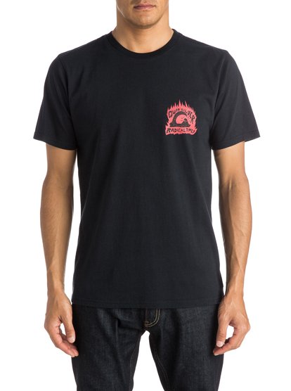 Sweet And Sour T-Shirt Sweet And Sour T-ShirtМужская футболка Sweet, Sour от Quiksilver.ХАРАКТЕРИСТИКИ: короткие рукава, мягкий натуральный трикотаж, ткань средней плотности 180 г/кв. м, брендинг коллекции Dark Rituals.СОСТАВ: 100% хлопок.<br>