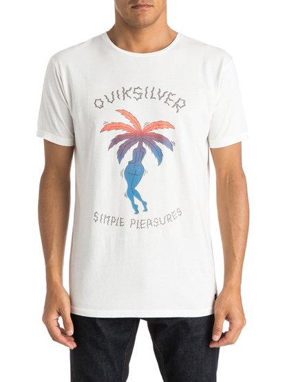 Mens Island Pleasures T-Shirt Mens Island Pleasures T-ShirtМужская футболка Island Pleasures от Quiksilver. <br>ХАРАКТЕРИСТИКИ: короткие рукава, мягкий натуральный трикотаж, легкий текстиль плотностью 140 г/кв. м, крой Premium. <br>СОСТАВ: 100% хлопок.<br>
