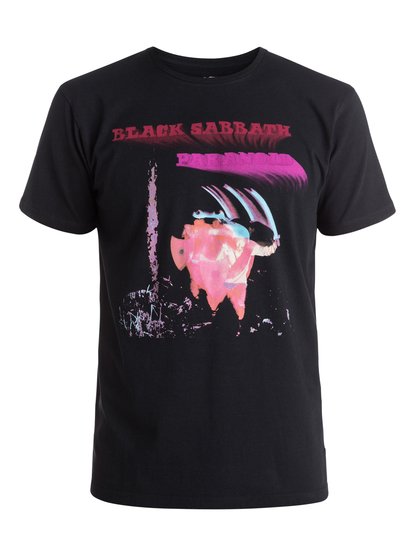 quiksilver, Quiksilver Music Collab Black Sabbath Paranoid - T-Shirt, BLACK (kvj0) Quiksilver Music Collab Black Sabbath Paranoid - T-Shirt EQYZT04131