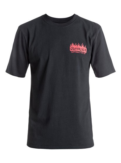 quiksilver, Футболка Lit Up, BLACK (kvj0) Lit Up - T-Shirt EQYZT04270