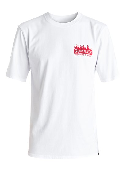 quiksilver, Футболка Lit Up, WHITE (wbb0) Lit Up - T-Shirt EQYZT04270