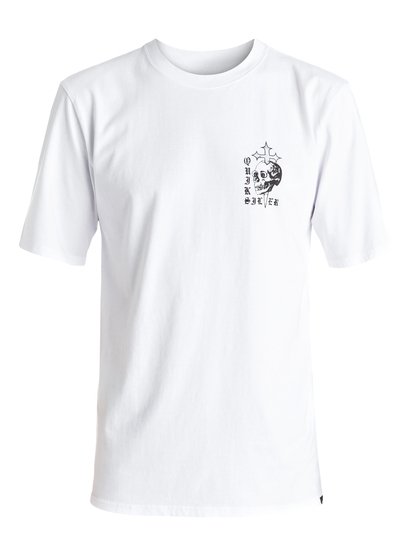 quiksilver, Футболка Skull Cross, WHITE (wbb0) Skull Cross - T-Shirt EQYZT04277