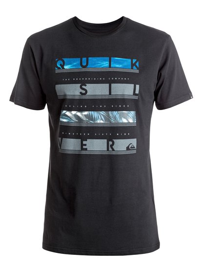quiksilver, Футболка Classic Read Between, BLACK (kvj0) Classic Read Between - T-Shirt EQYZT04280