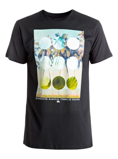 quiksilver, Футболка Classic Lost Paradise, BLACK (kvj0) Classic Lost Paradise - T-Shirt EQYZT04282