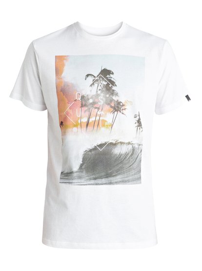 quiksilver, Футболка Classic Wave Thunder, WHITE (wbb0) Classic Wave Thunder - T-Shirt EQYZT04283