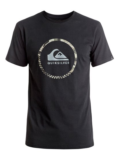 quiksilver, Футболка Classic Active Логотип 3.0, BLACK (kvj0) Classic Active Logo 3.0 - T-Shirt EQYZT04285