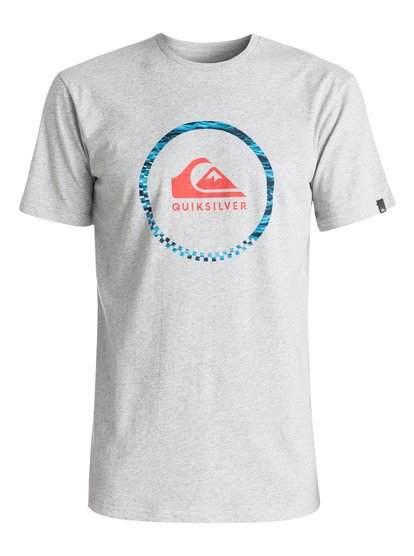quiksilver, Футболка Classic Active Логотип 3.0, ATHLETIC HEATHER (sgrh) Classic Active Logo 3.0 - T-Shirt EQYZT04285