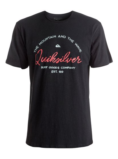 quiksilver, Футболка Slub Hero Bay, BLACK (kvj0) Slub Hero Bay - T-Shirt EQYZT04290