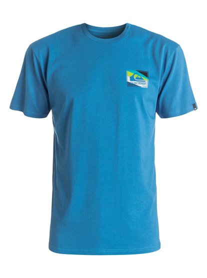 quiksilver, Футболка Classic Box Knife, VALLARTA BLUE (byh0) Box Knife - Short Sleeve T-Shirt EQYZT04298