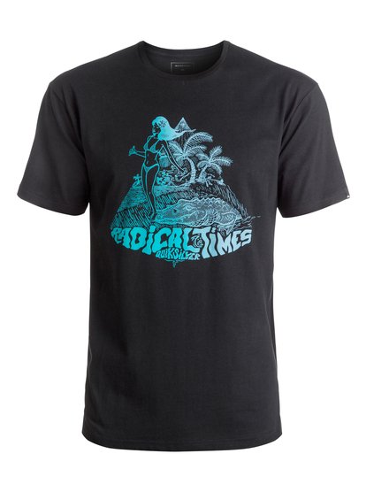 quiksilver, Футболка Classic Crocoride, BLACK (kvj0) Classic Crocoride - T-Shirt EQYZT04301