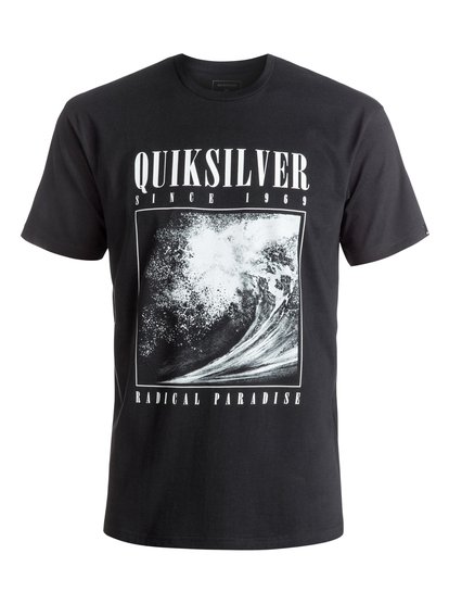 quiksilver, Футболка Classic Both Sides, BLACK (kvj0) Classic Both Sides - T-Shirt EQYZT04303